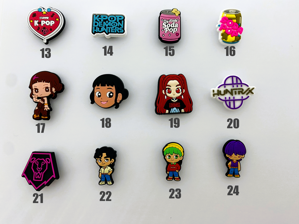 K-pop Huntrix Shoe Charms - Rubber