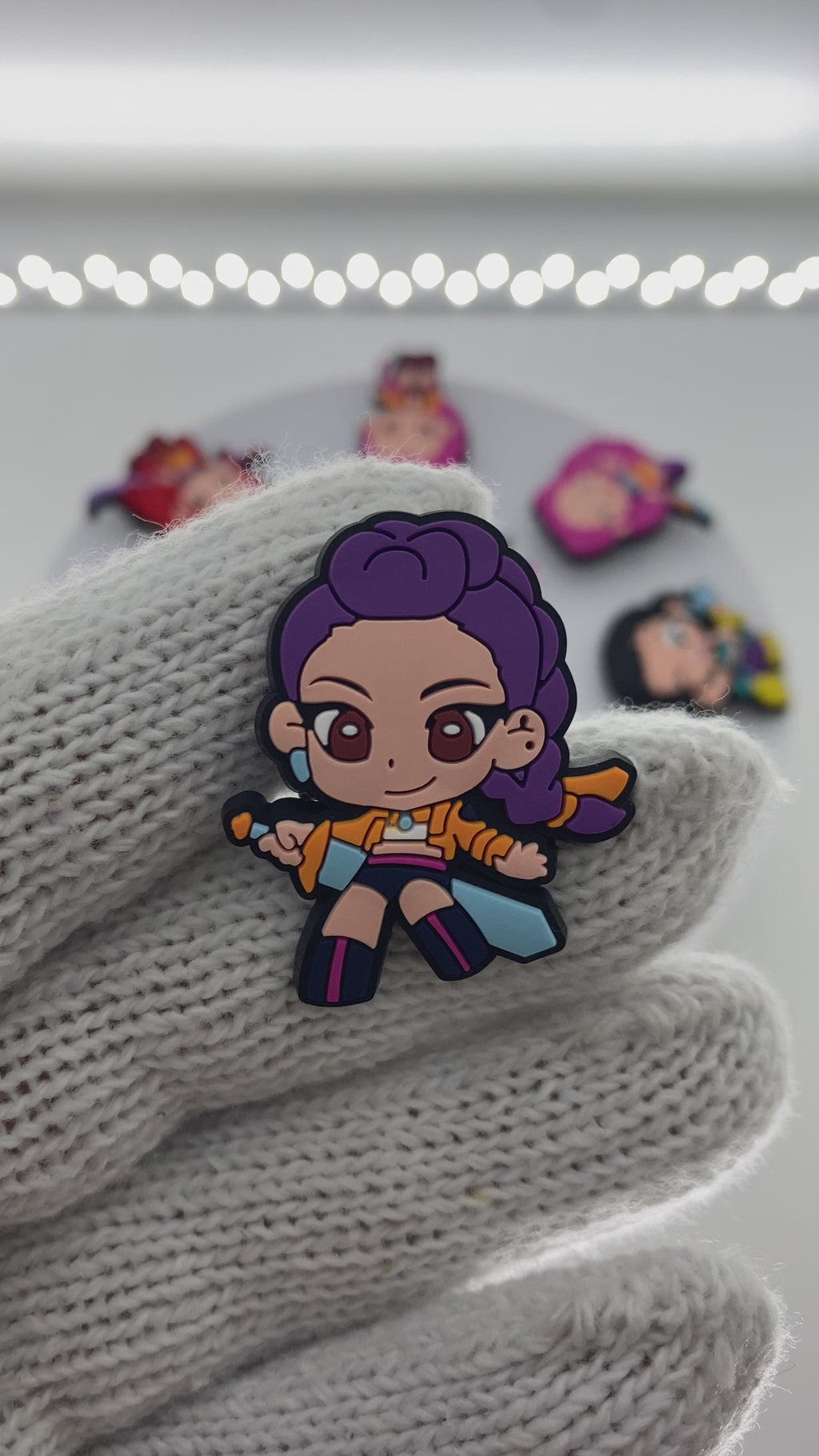 K-pop Huntrix Shoe Charms - Rubber